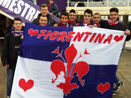 Il bandierone viola